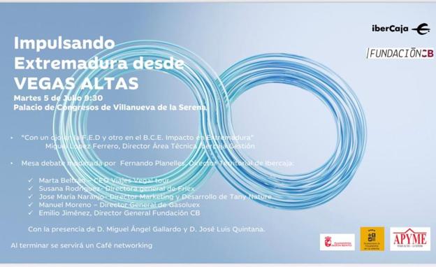 Las jornadas empresariales 'Impulsando Extremadura desde Vegas Altas' son en el Palacio de Congresos