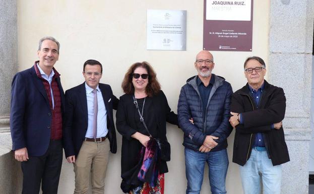 El centro social Joaquina Ruiz ya luce el distintivo concedido por Unesco