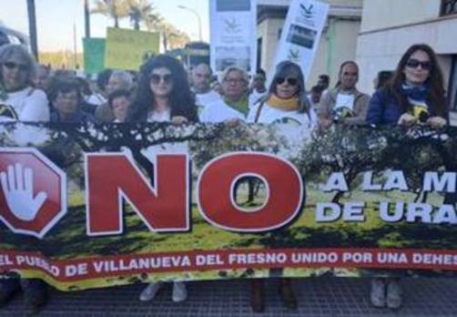 Más de 1.500 personas se concentraron en Mérida contra la mina de uranio
