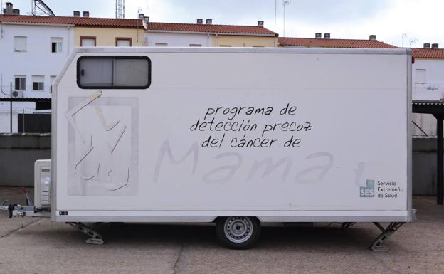 407 mujeres se harán una mamografía en el Centro de Salud gracias a la Unidad Móvil