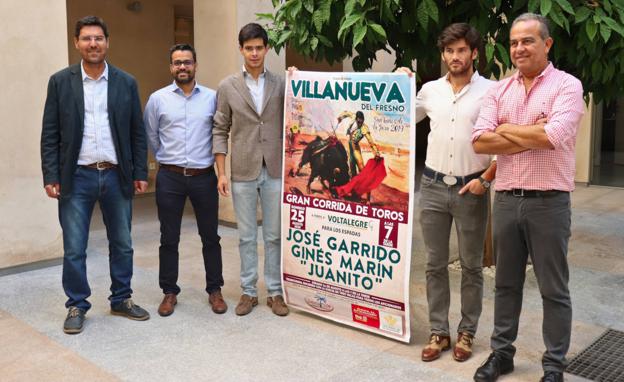 José Garrido, Ginés Marín y Juanito torearán en las Ferias y Fiestas