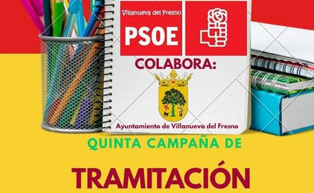 La Agrupación del PSOE desarrolla su V Campaña de Tramitación y Gestión de Becas