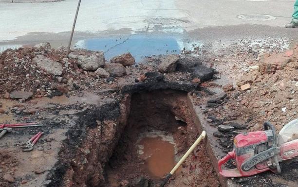 La localidad se encuentra sin suministro de agua debido a una avería