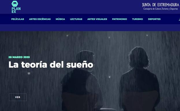 Cultura crea la web 'PlanExenCasa' para llevar a las casas la programación cultural extremeña