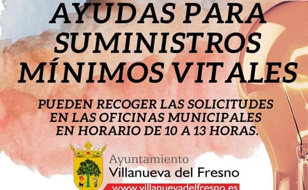 El Ayuntamiento abre el plazo para solicitar las ayudas de 'Mínimos Vitales'