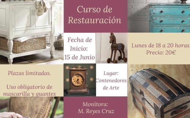 La Asociación de Mujeres reanuda sus talleres de Restauración y Pintura en Tela y Cristal