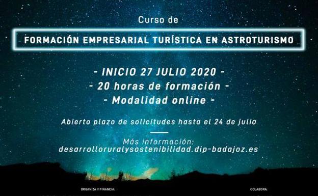La Diputación de Badajoz organiza un curso de formación empresarial para promover el turismo de estrellas
