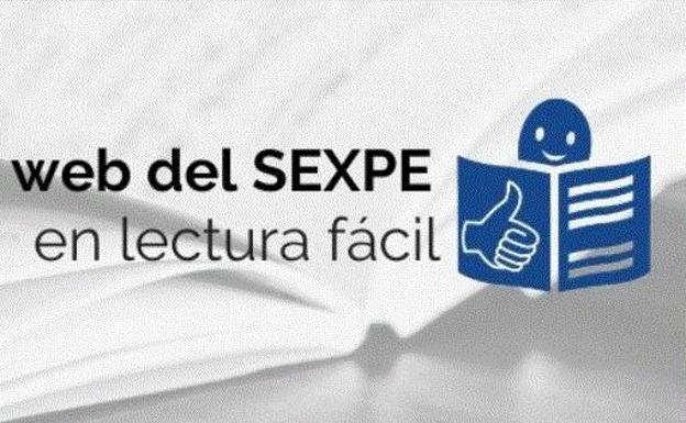 El SEXPE ha creado la web 'Lectura Fácil' con un acceso más sencillo a sus contenidos