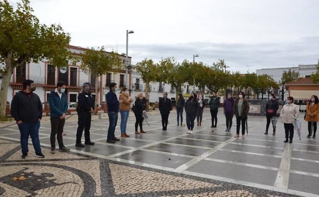 La plaza acogió la conmemoración del 25N contra la violencia machista