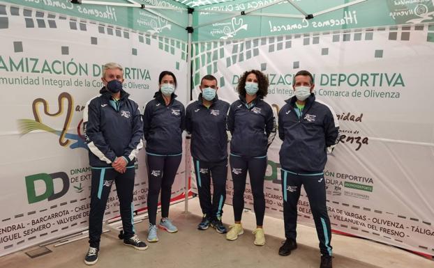 Los Dinamizadores Deportivos de la Mancomunidad de Olivenza reciben nuevo material