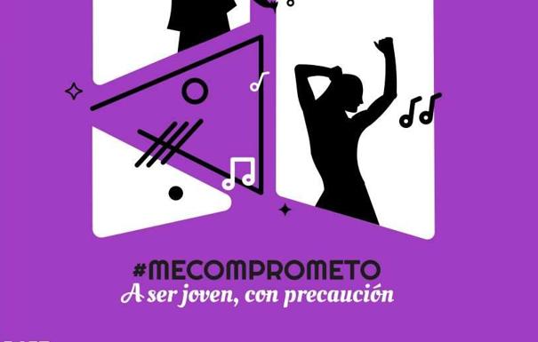 La campaña '#mecomprometo' pretende concienciar a los jóvenes para evitar el contagio de la covid-19