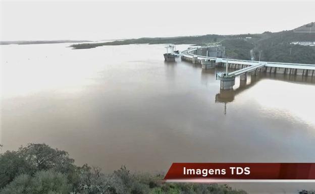 La presa de Alqueva está a 3,8 metros de alcanzar su cota máxima de 152 metros