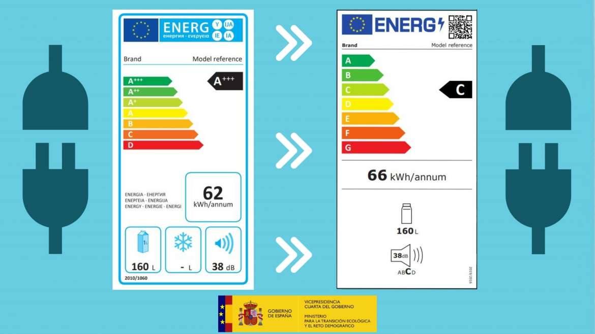 Entra en vigor un nuevo etiquetado de eficiencia energética en electrodomésticos y pantallas electrónicas