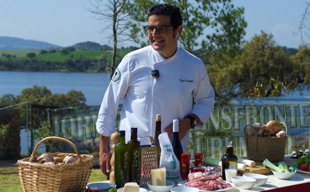 El cocinero Tomás Carbonero participa por primera vez en la Feria del Gurumelo