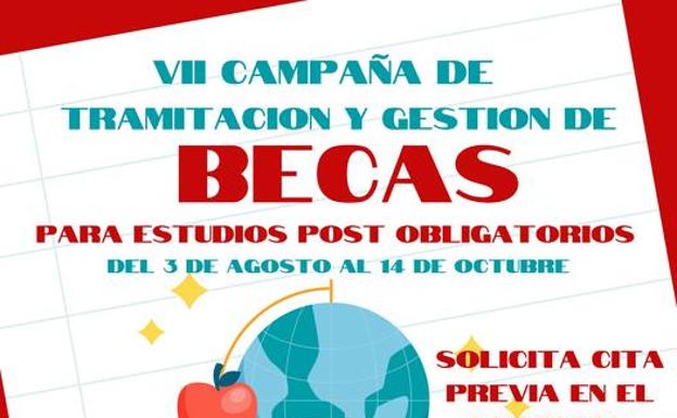 La Agrupación del PSOE desarrolla su VII Campaña de Tramitación y Gestión de Becas
