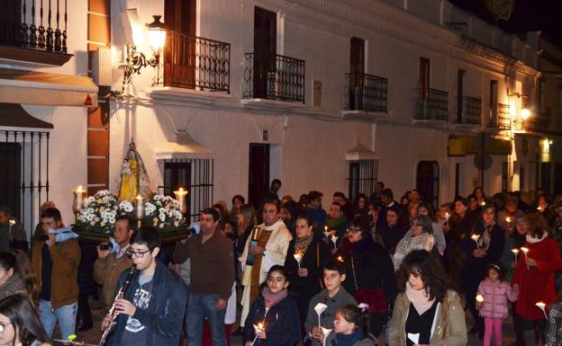 La Virgen de la Luz saldrá de nuevo en la procesión de las velas