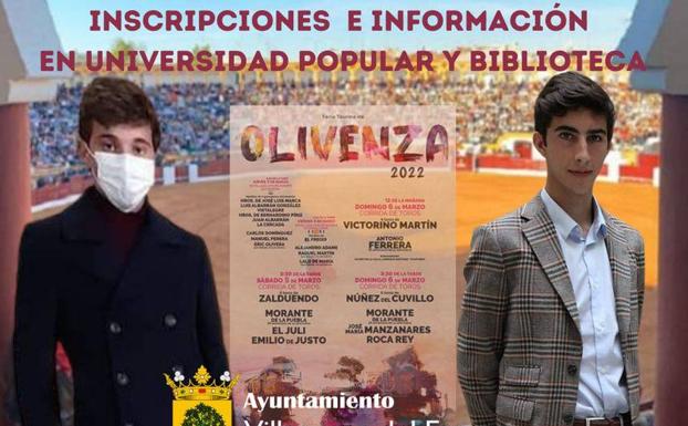 El Ayuntamiento fleta un autobús para ir al debut de Eric Olivera con picadores y para la corrida de Manuel Perera en Olivenza