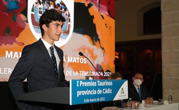 Manuel Perera distinguido como 'Mejor Novillero con picadores de 2021' en Cádiz