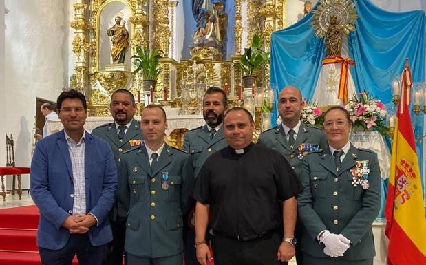 La dotación local de la Guardia Civil celebró a su patrona con una misa