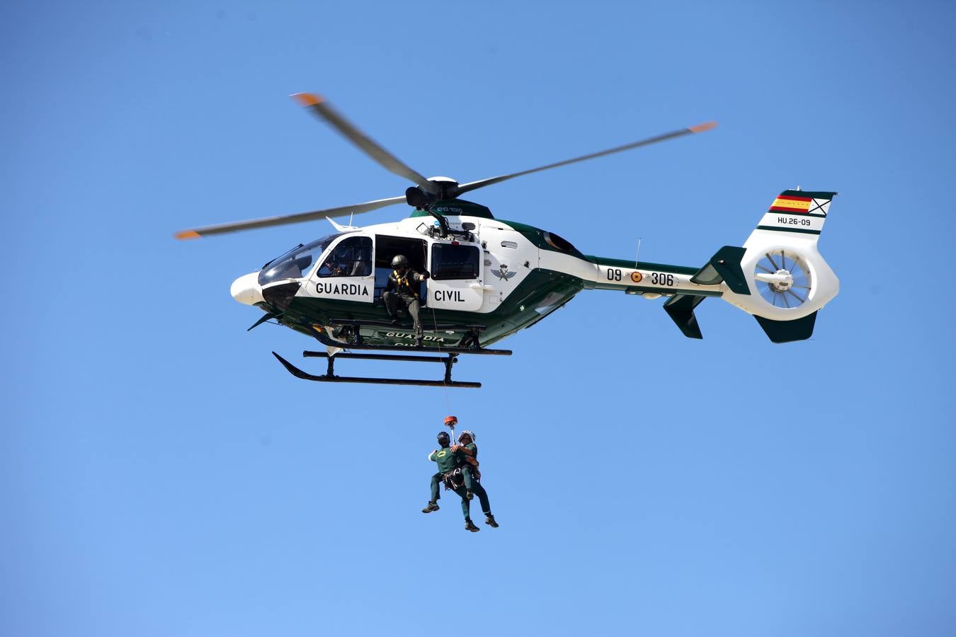 Exhibición de la Guardia Civil