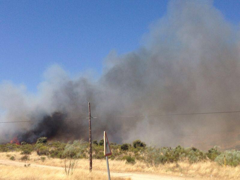 Incendio en Oliva de Plasencia