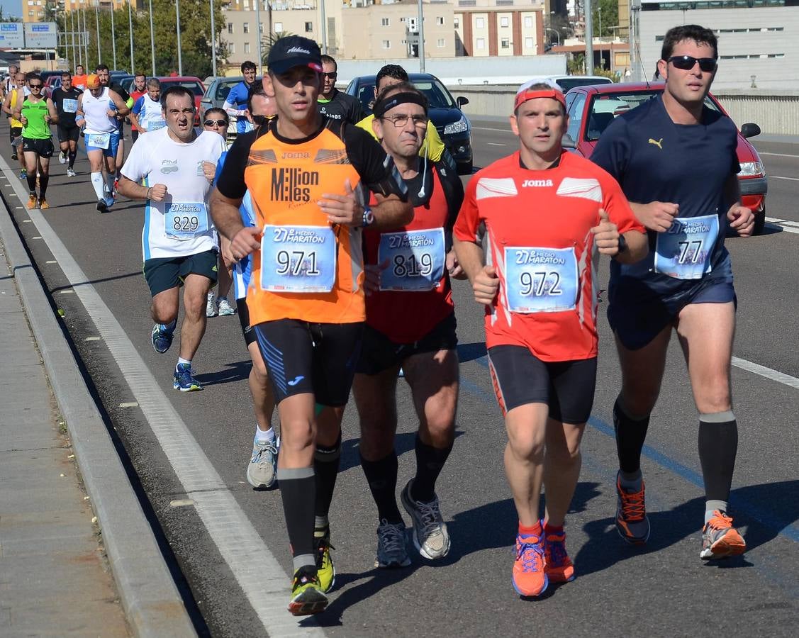 (II) Durante el recorrido de la Media Maratón Elvas-Badajoz