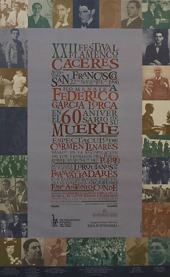 Exposición de discos y carteles del Festival Flamenco