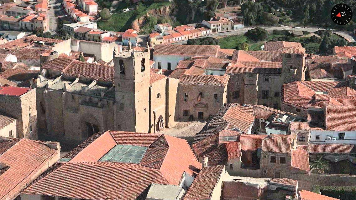 Recorrido 'Flyover' por Cáceres