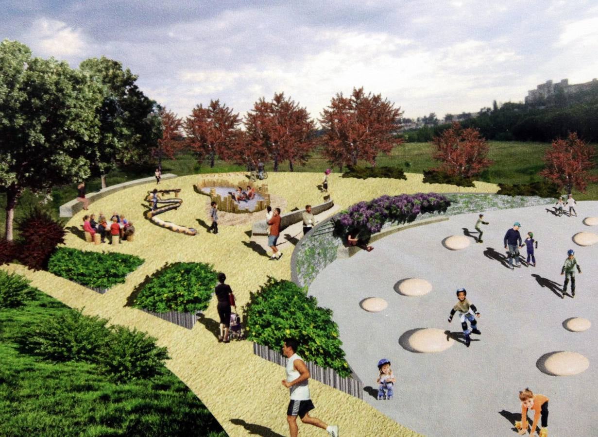 Recreación de la ampliación del Parque del Príncipe
