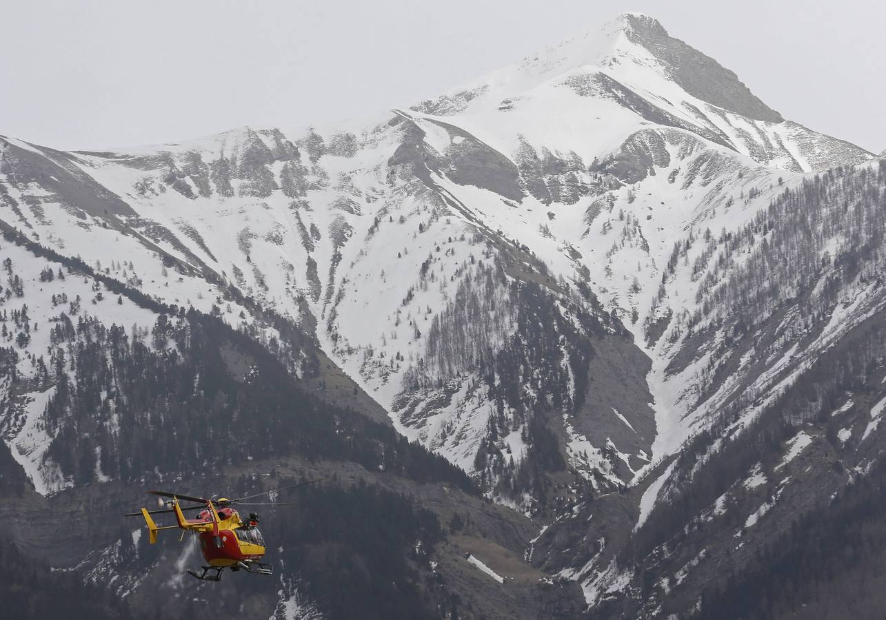 Se estrella un avión en los Alpes franceses con 150 pasajeros a bordo