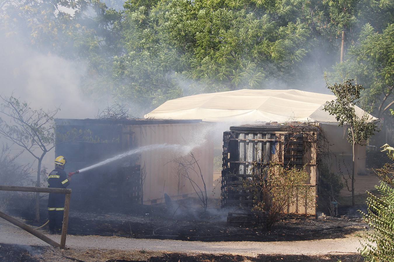 Un incendio se lleva por delante la escuela taller municipal