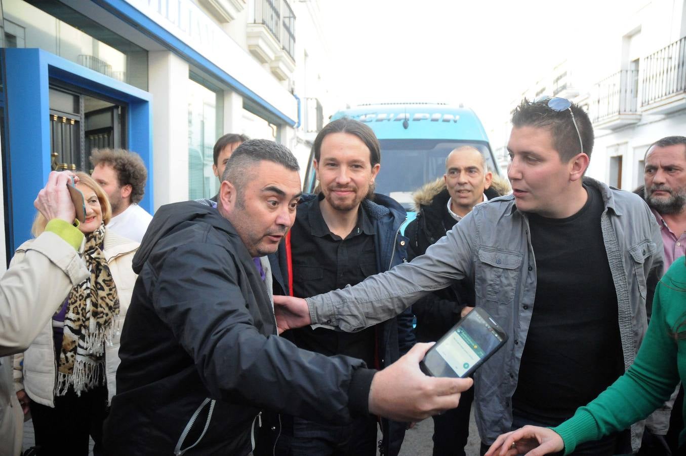 Pablo Iglesias visita Villafranca de los Barros