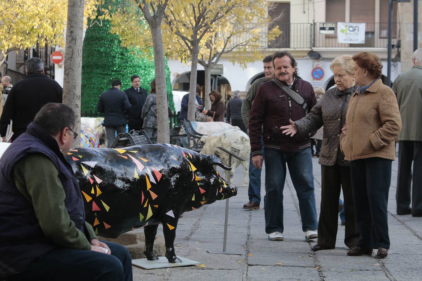Inauguración de la Iberian Pork Parade en Plasencia