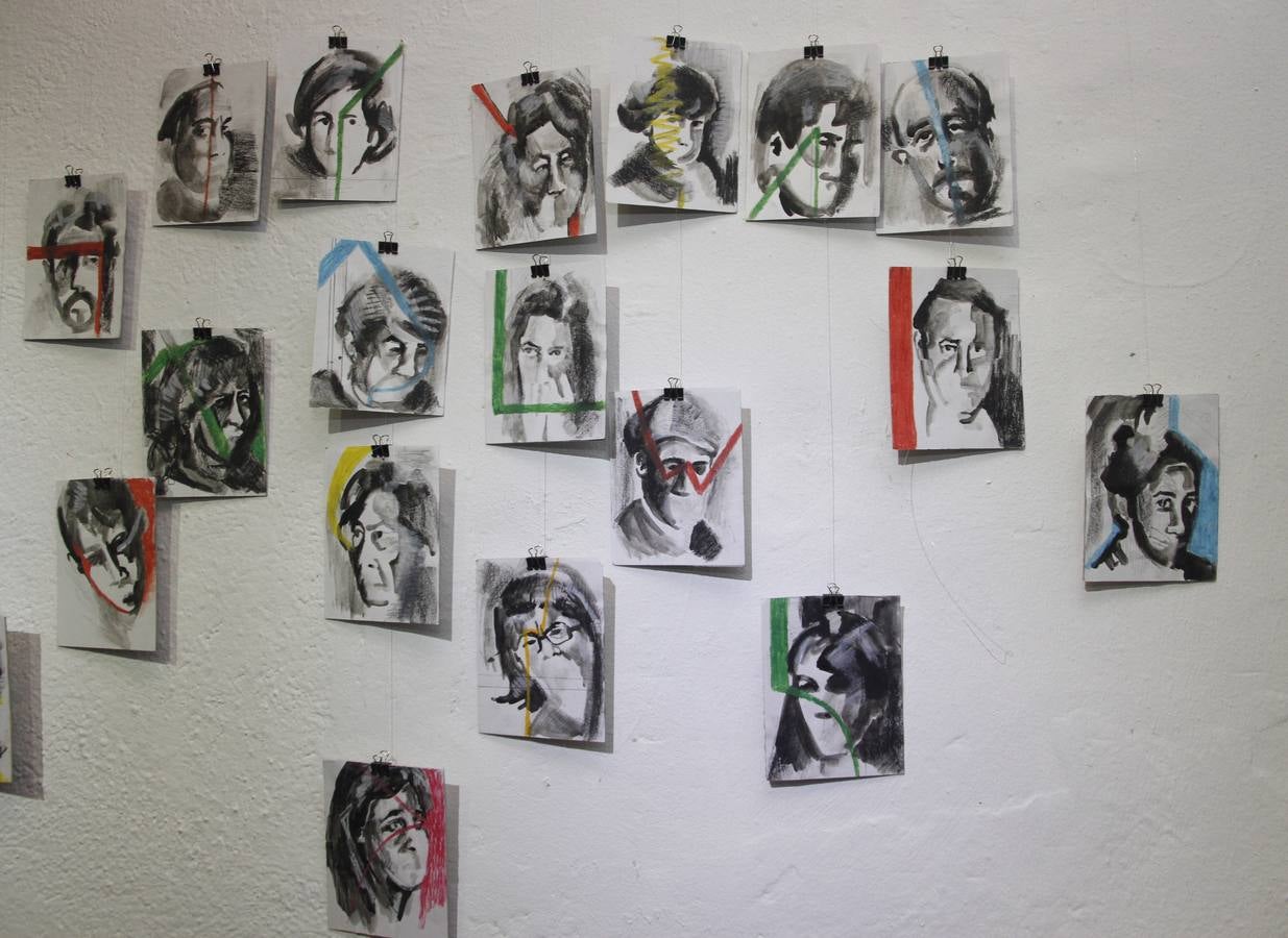 'De caras', primera exposición individual de Carmen Alía
