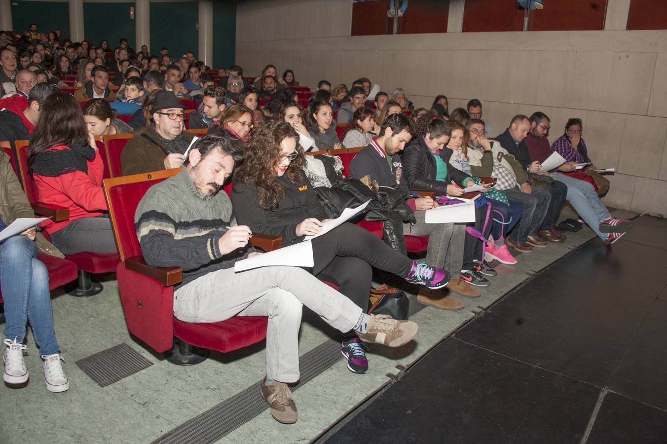 Sorteo del desfile de comparsas en el López de Ayala