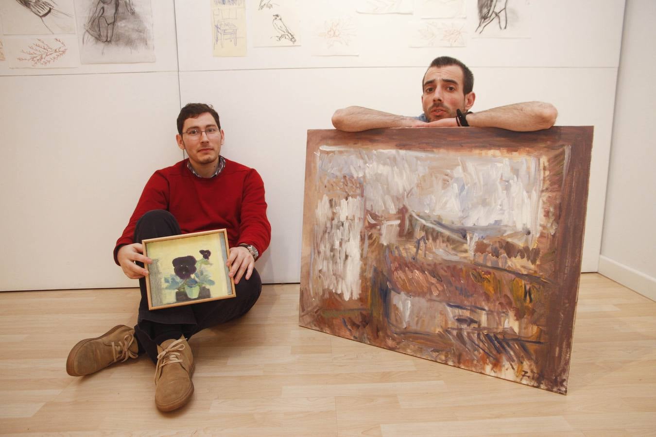 Hilos: dibujos y pinturas