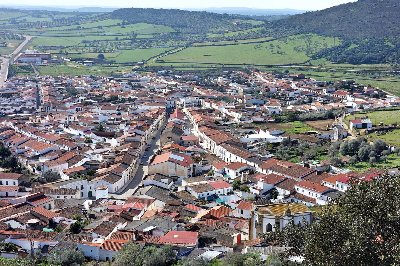 Alconchel, a los pies del castillo de Miraflores