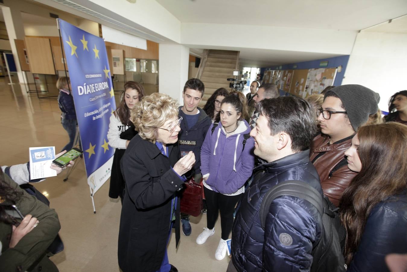 Sofía Corradi en el Campus Universitario de Cáceres