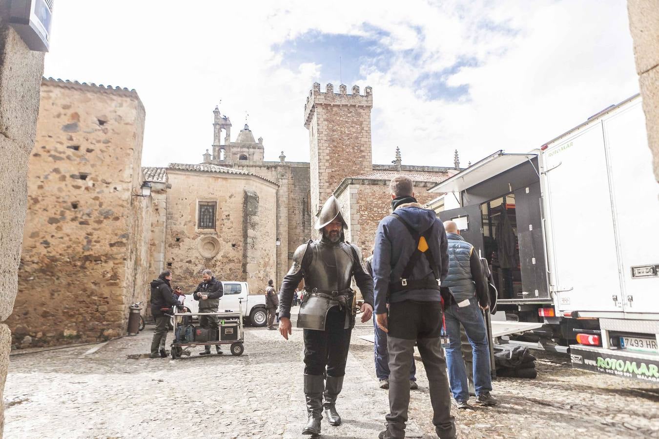 Comienza el rodaje de la serie 'Still Star Crossed' en Cáceres