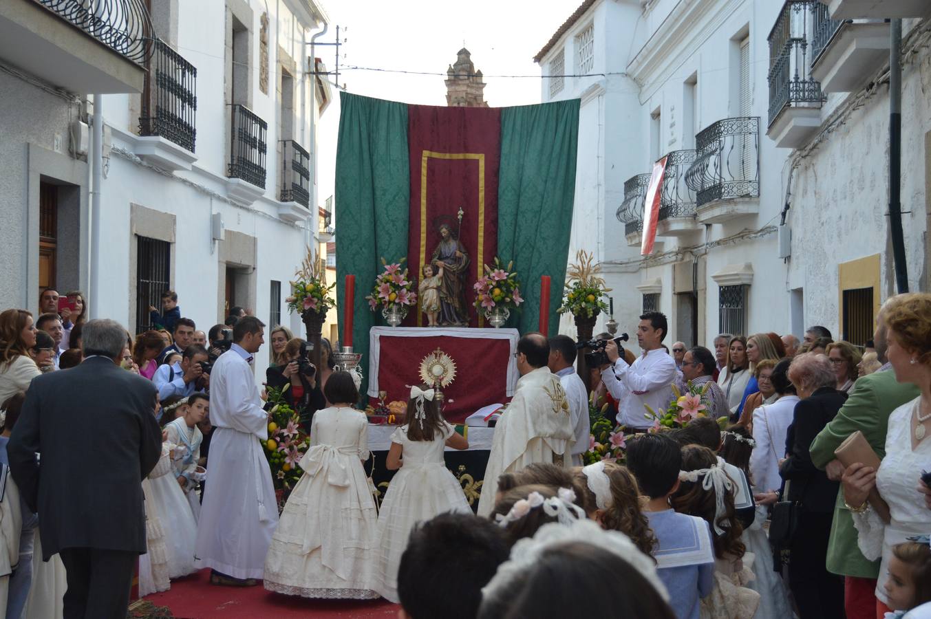 Procesión del Corpus Christi en Campanario 2016
