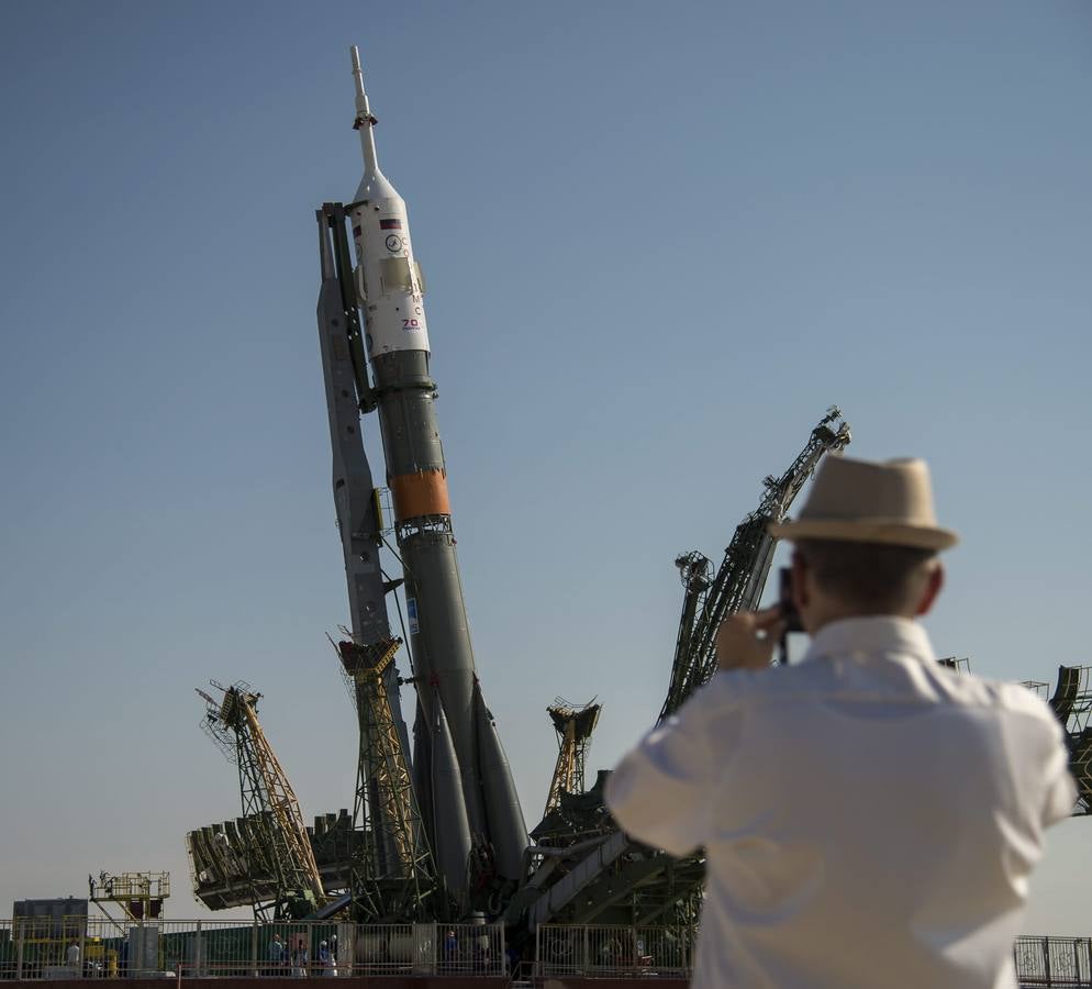 Preparativos para el lanzamiento de la SOYUZ MS-01