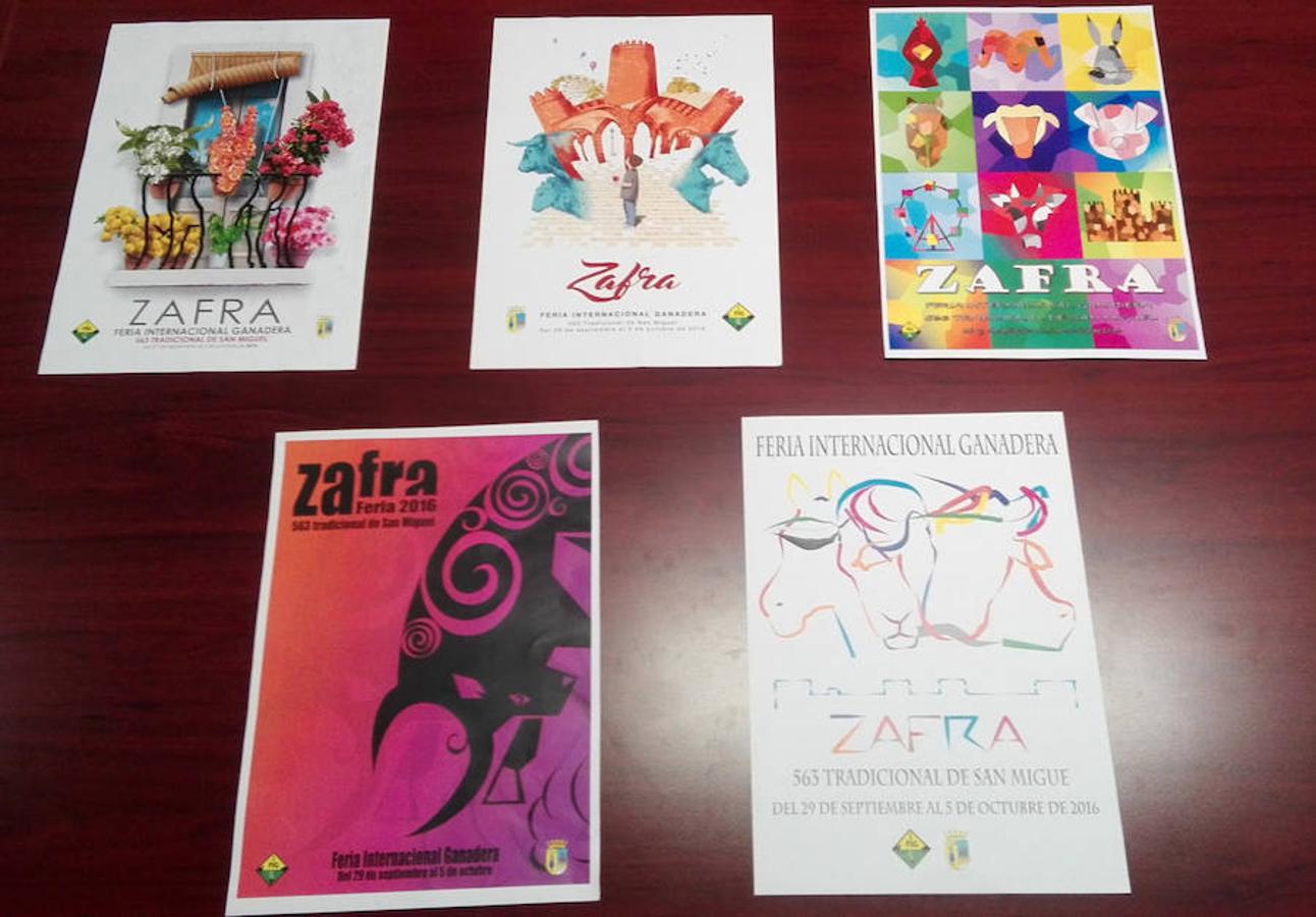 Finalistas para el Cartel Anunciador de la Feria de Zafra 2016