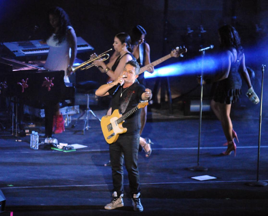 Alejandro Sanz brilla en el Teatro Romano