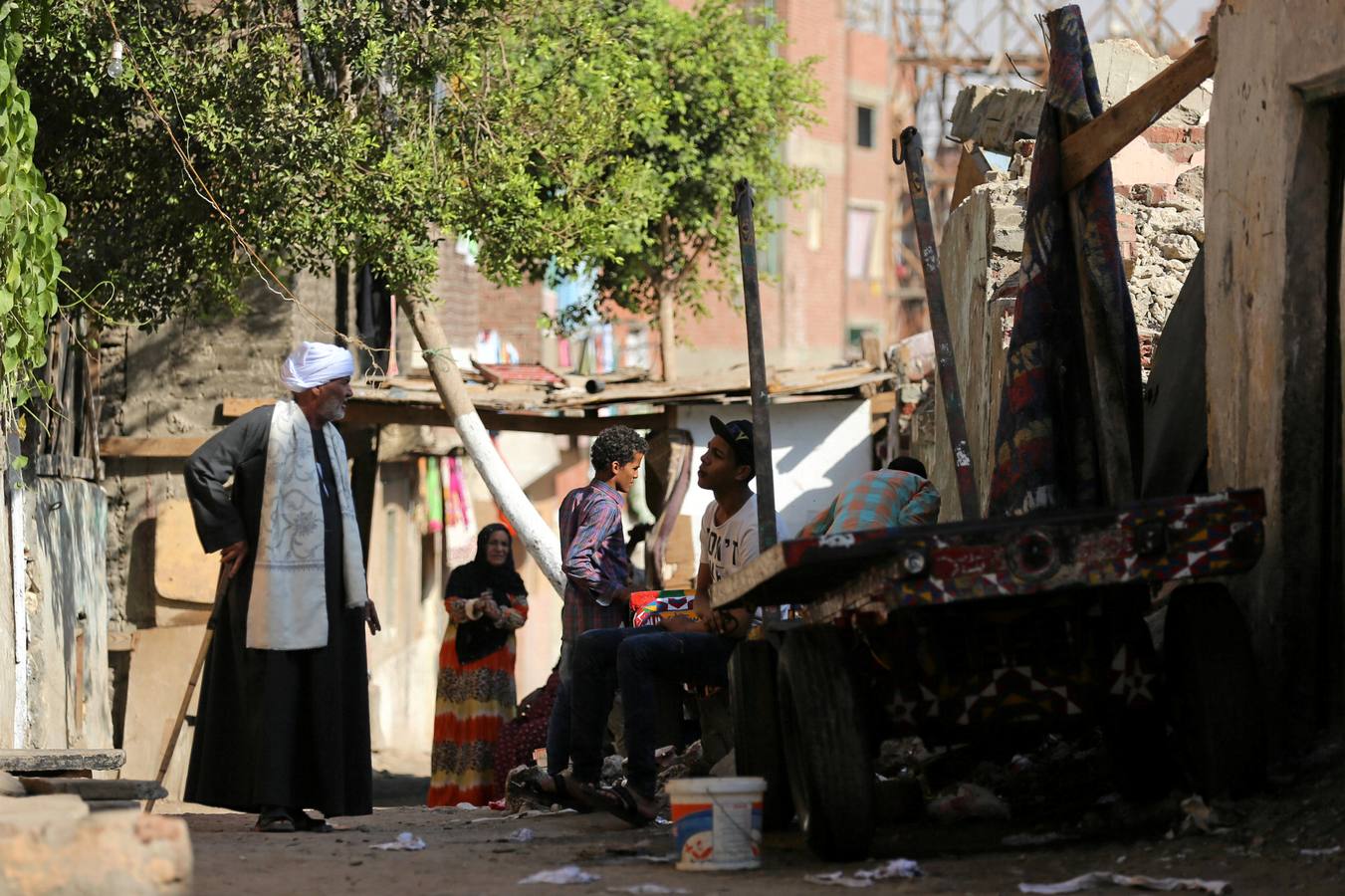 Un día en el barrio de Ezbet Jairallah en El Cairo