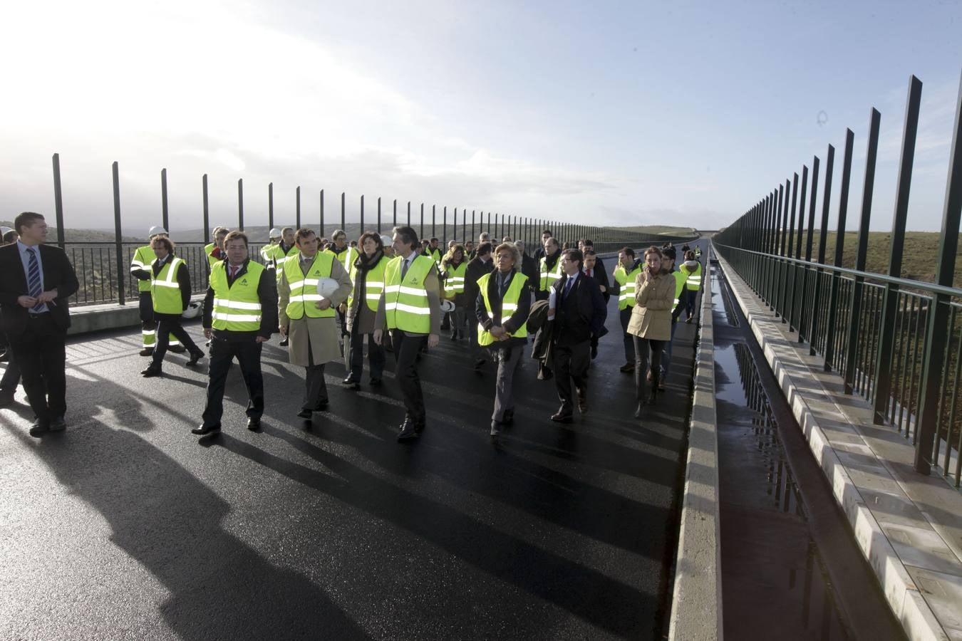 Visita del Ministro de Fomento, Íñigo de la Serna, visita las obras del AVE