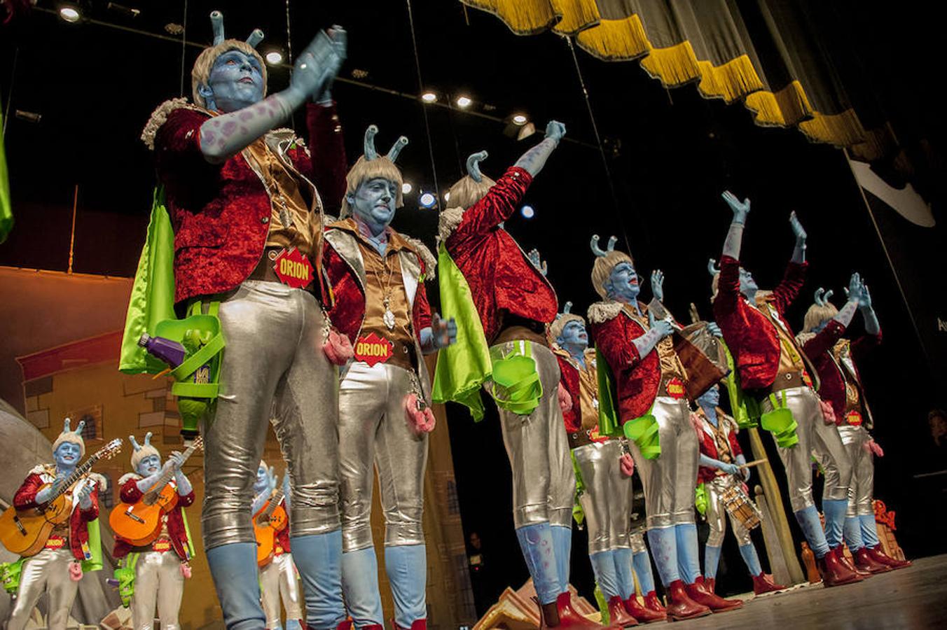 Final del concurso de murgas