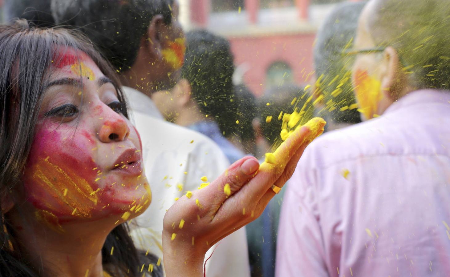 Festival Holi en Calcuta