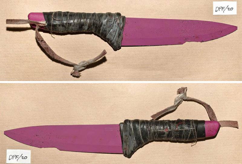 Fotos de las armas que utilizaron los terroristas de Londres
