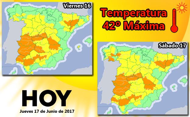 La ola de calor pondrá los termómetros a 42 grados