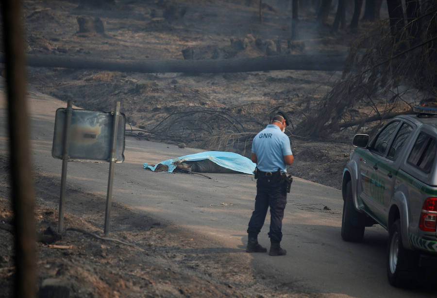 El espectacular incendio que devasta Portugal